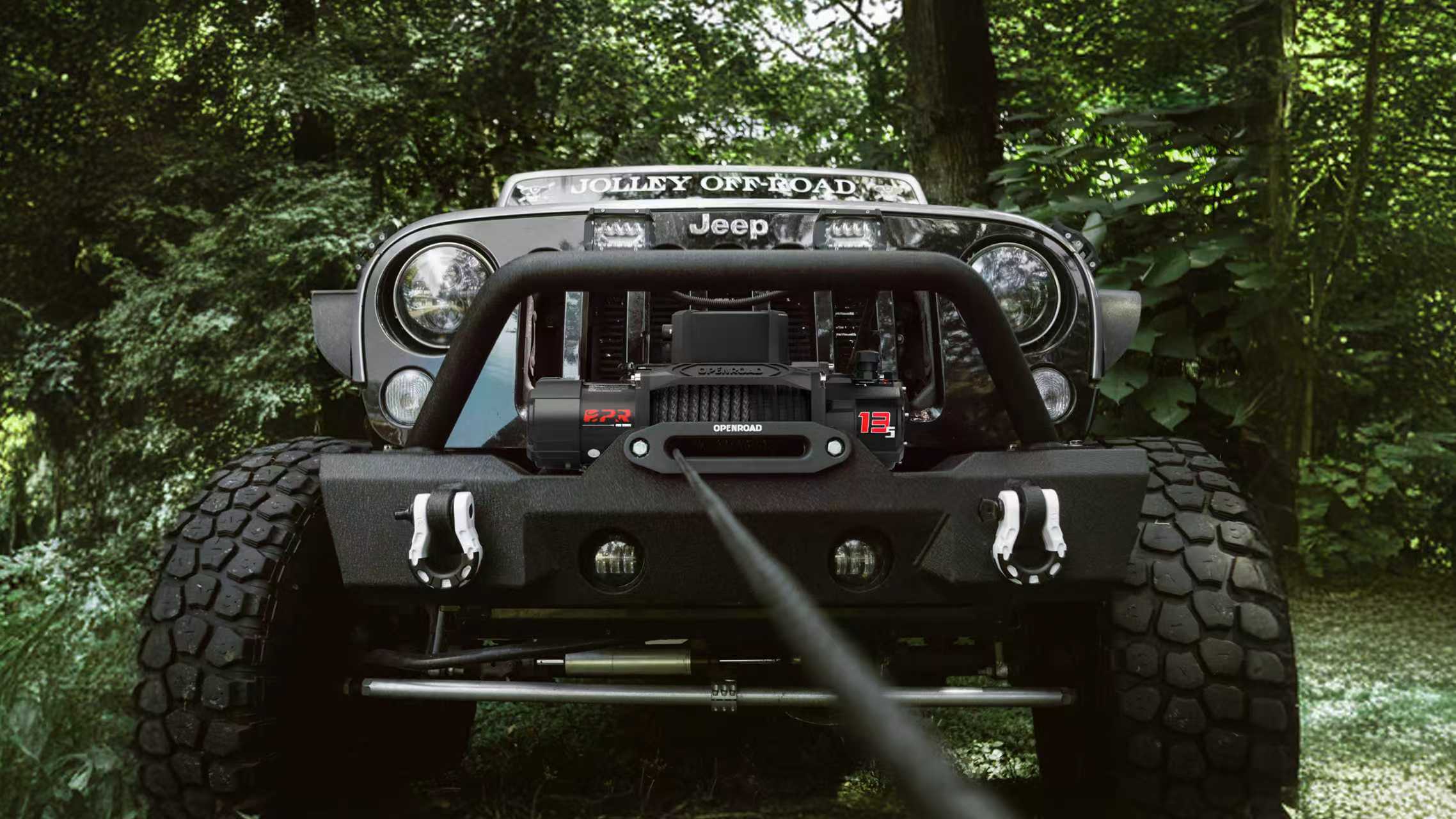 Conquer mud, sand and rocky tracks with the OPENROAD Electric Winch—essential for dependable 4WD recovery.