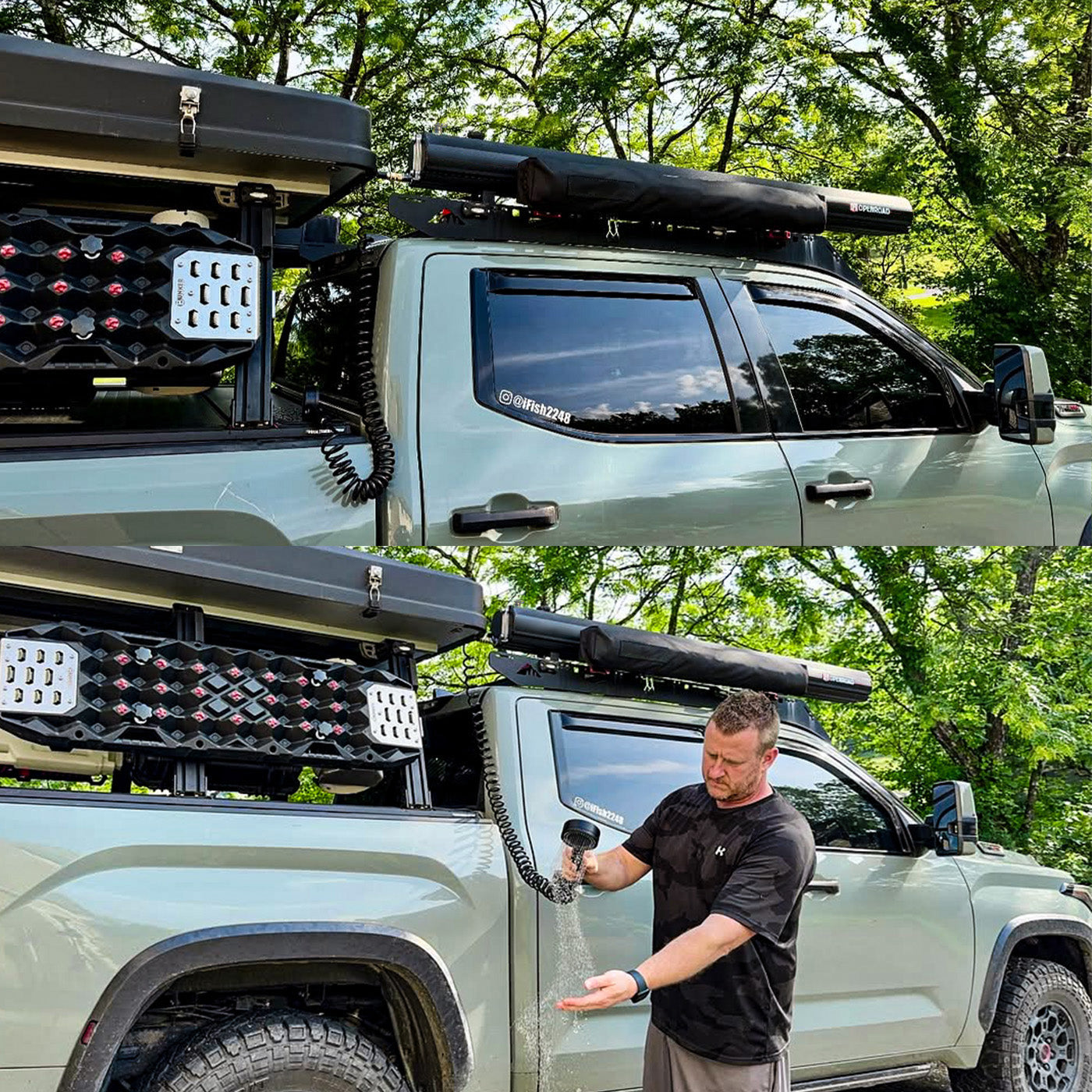 OPENROAD 4x4 water tanks for Camping Shower