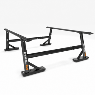 OPENROAD adjustable ute tub rack three-quarter view