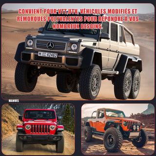 OPENROAD 3000 lbs ATV/UTV Winch – 12V electric winch with wired and wireless remote control, suitable for ATVs and versatile vehicles. Openroad4wd