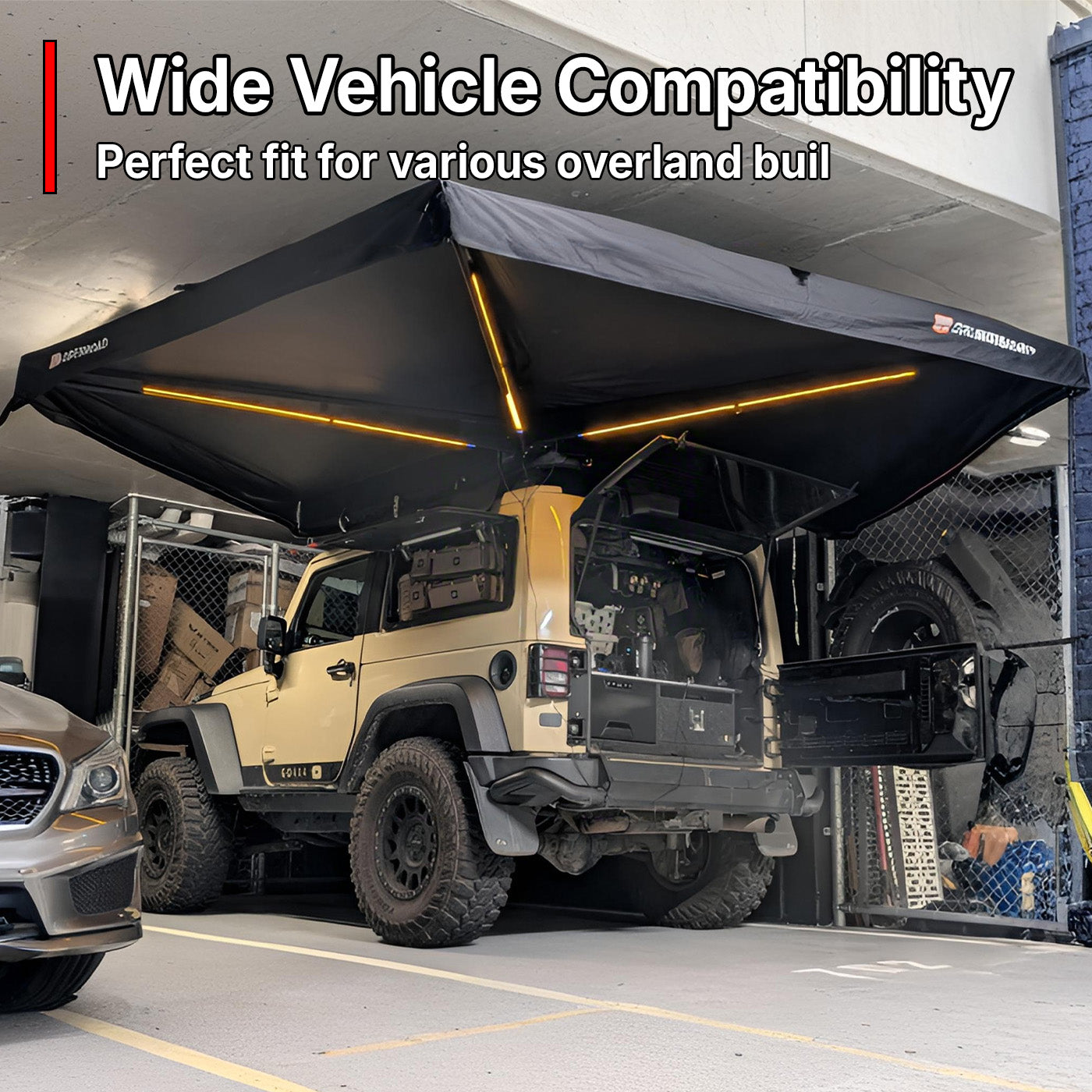 OPENROAD  270 Free Standing Awning for Camping（副本）