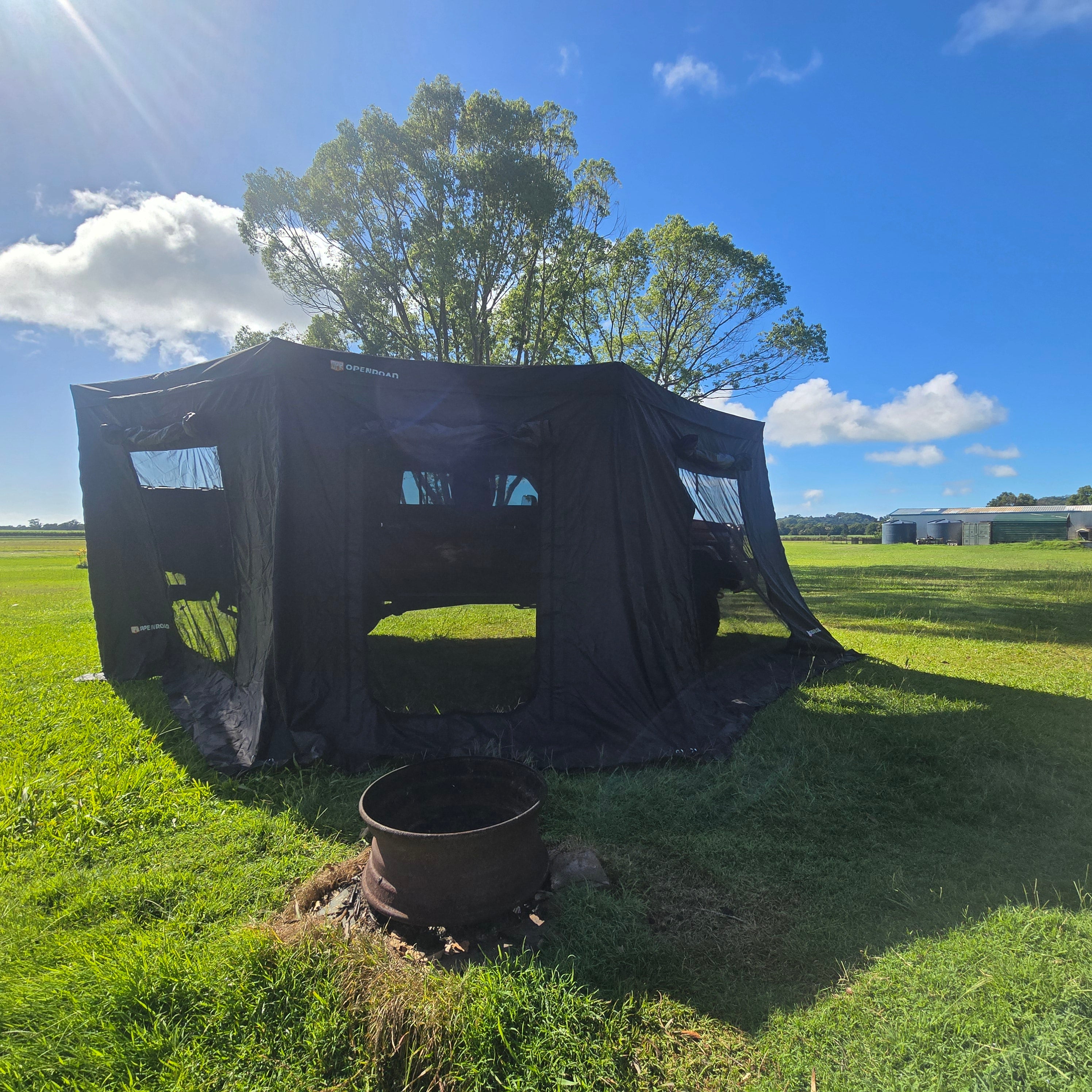 OPENROAD 180 Free Standing Awning And Side Wall