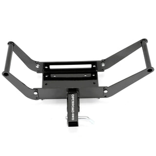 OPENROAD hitch-mounted winch plate with adjustable support arms