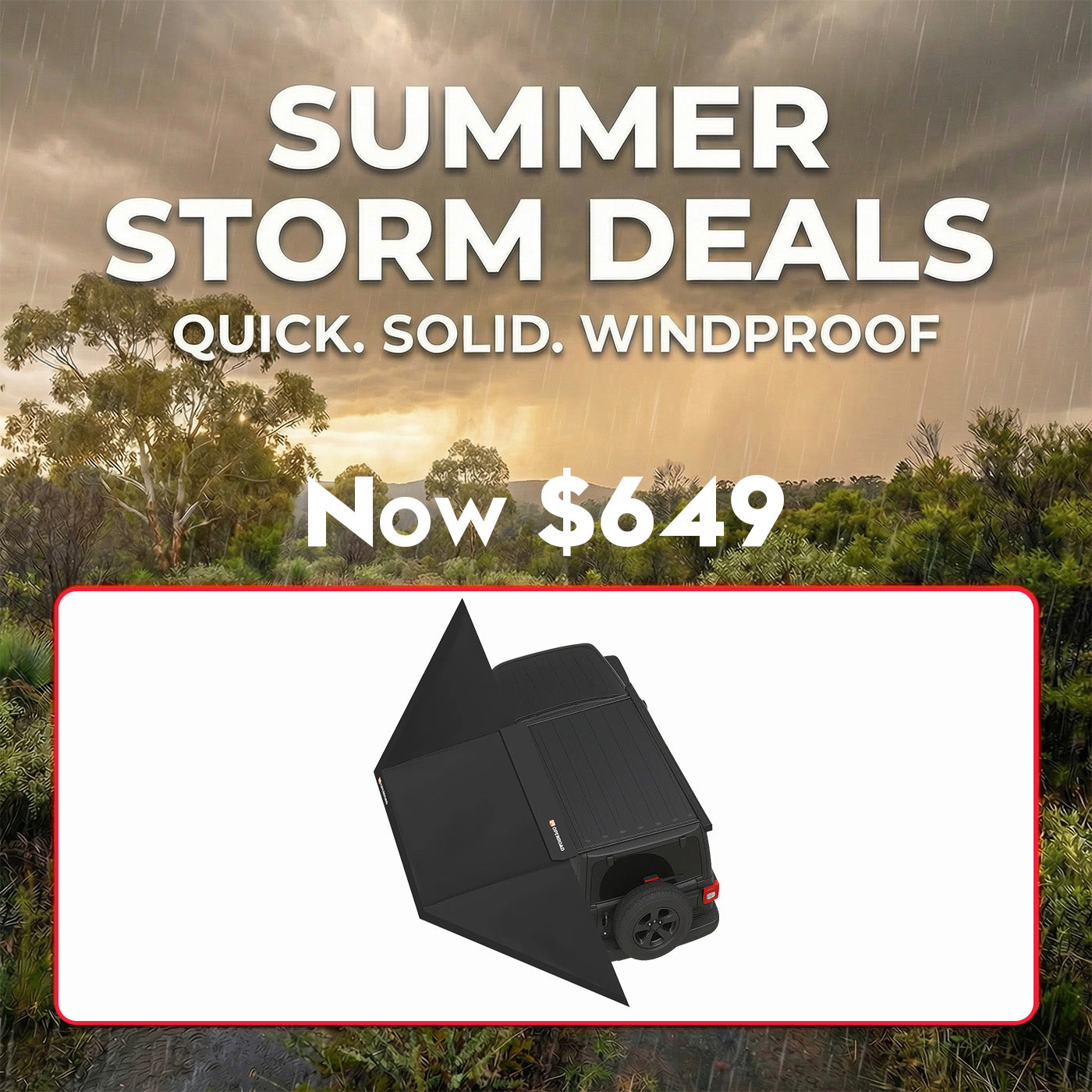 OPENROAD 180 Free Standing Awning