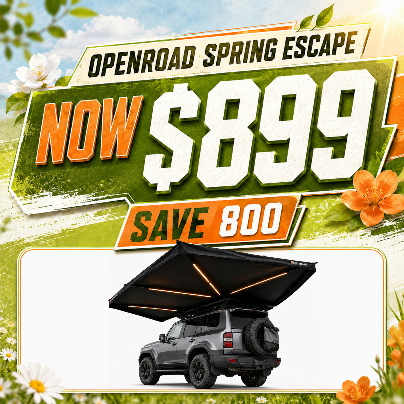 OPENROAD 270 Degree Awning XL（Pre Sale,ETA:25.September)