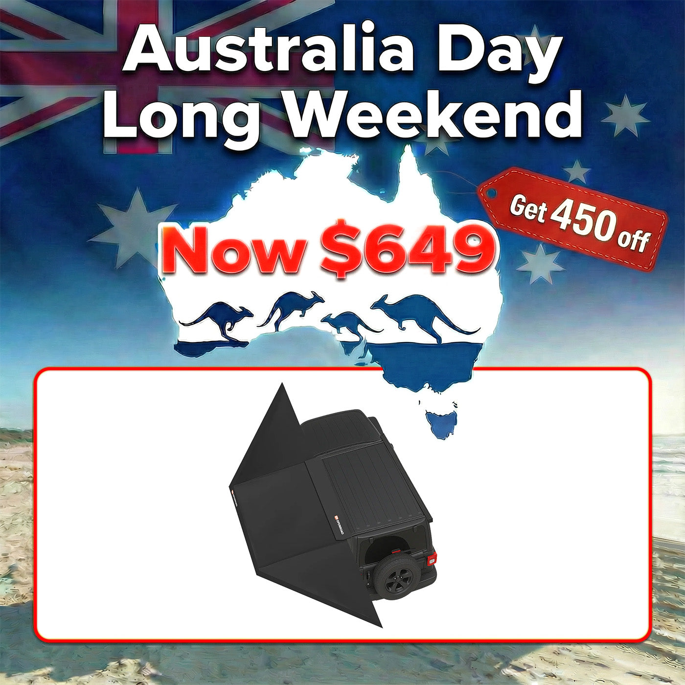 OPENROAD 180 Free Standing Awning