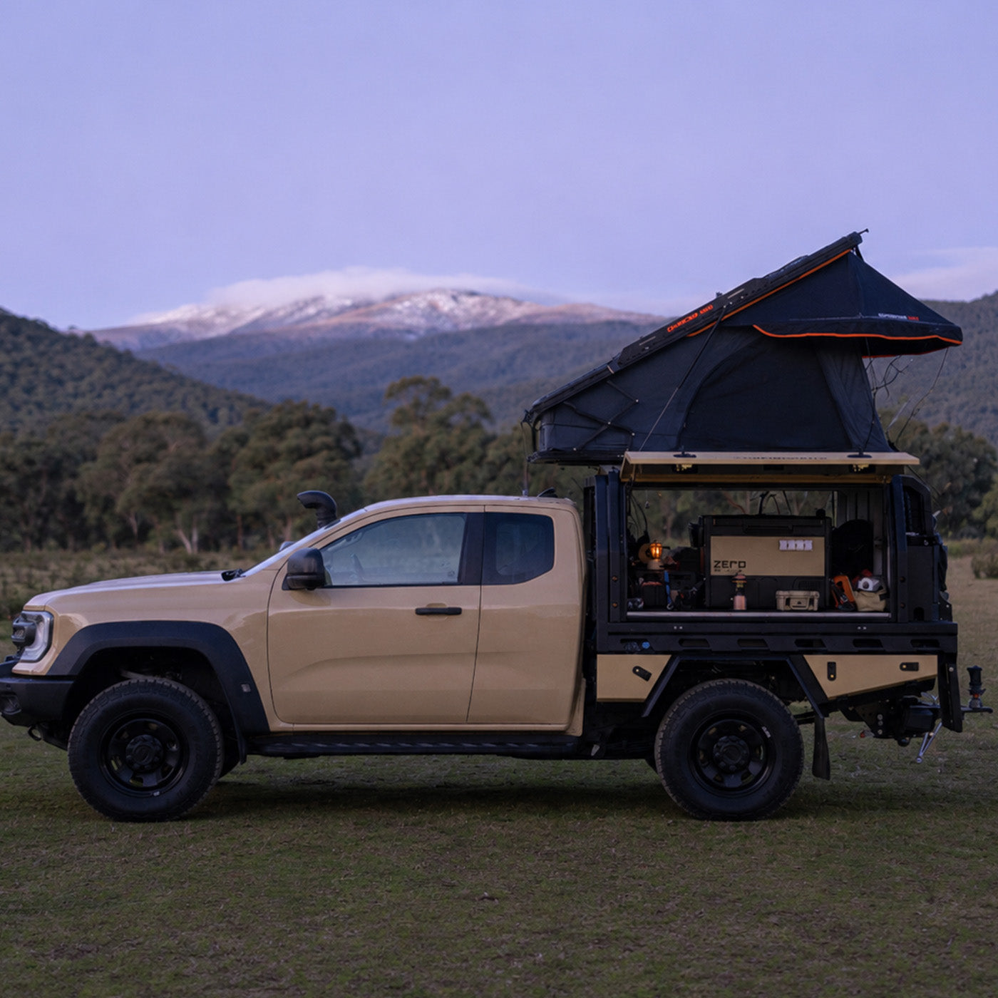 OPENROAD Aluminum Hard Shell Roof Top Tent-X Series
