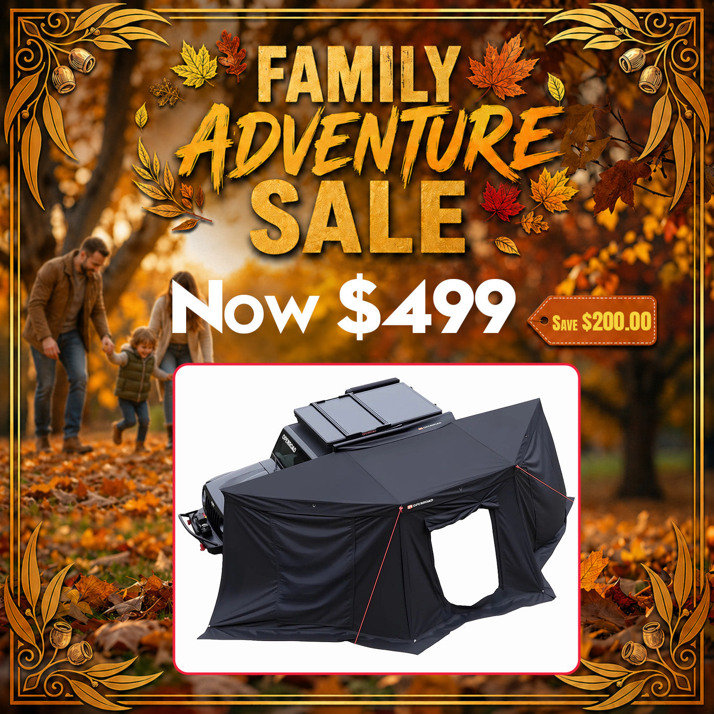 OPENROAD 180 Awning Sidewalls