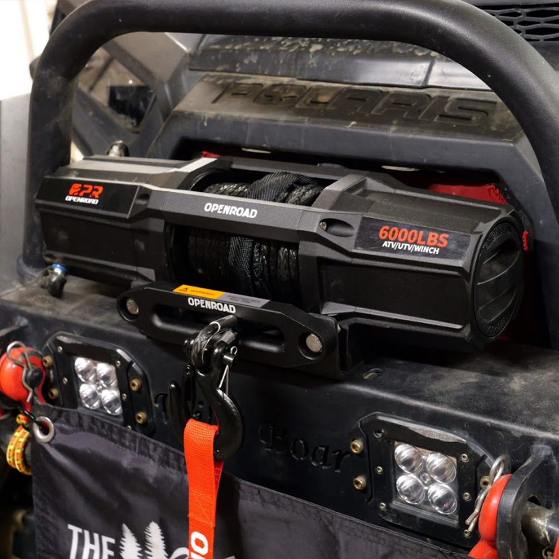OPENROAD 6000lbs 12 Volts Electric Winch, Winch for UTV winch OPENROAD   