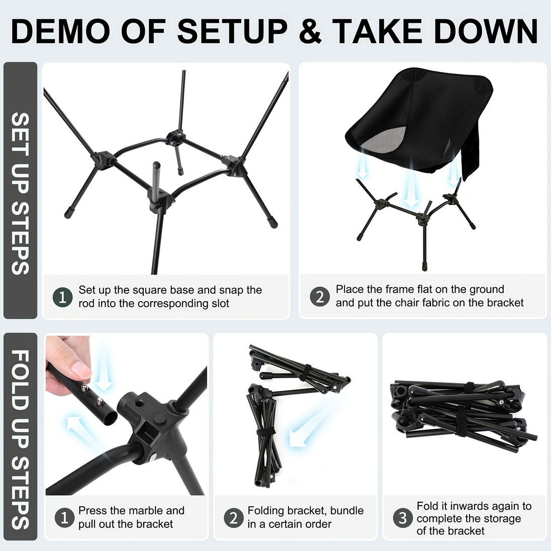 OPENROAD Lightweight Foldable Chair Openroad4wd