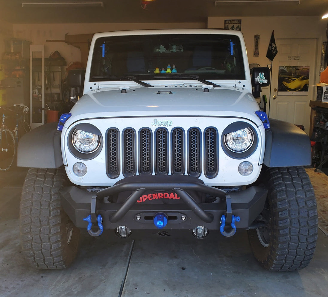 Winch Protection Cover Heavy Duty Waterproof Dust-proof Black Neoprene,Ideal for 2000-17500lbs winch accessories OPENROAD