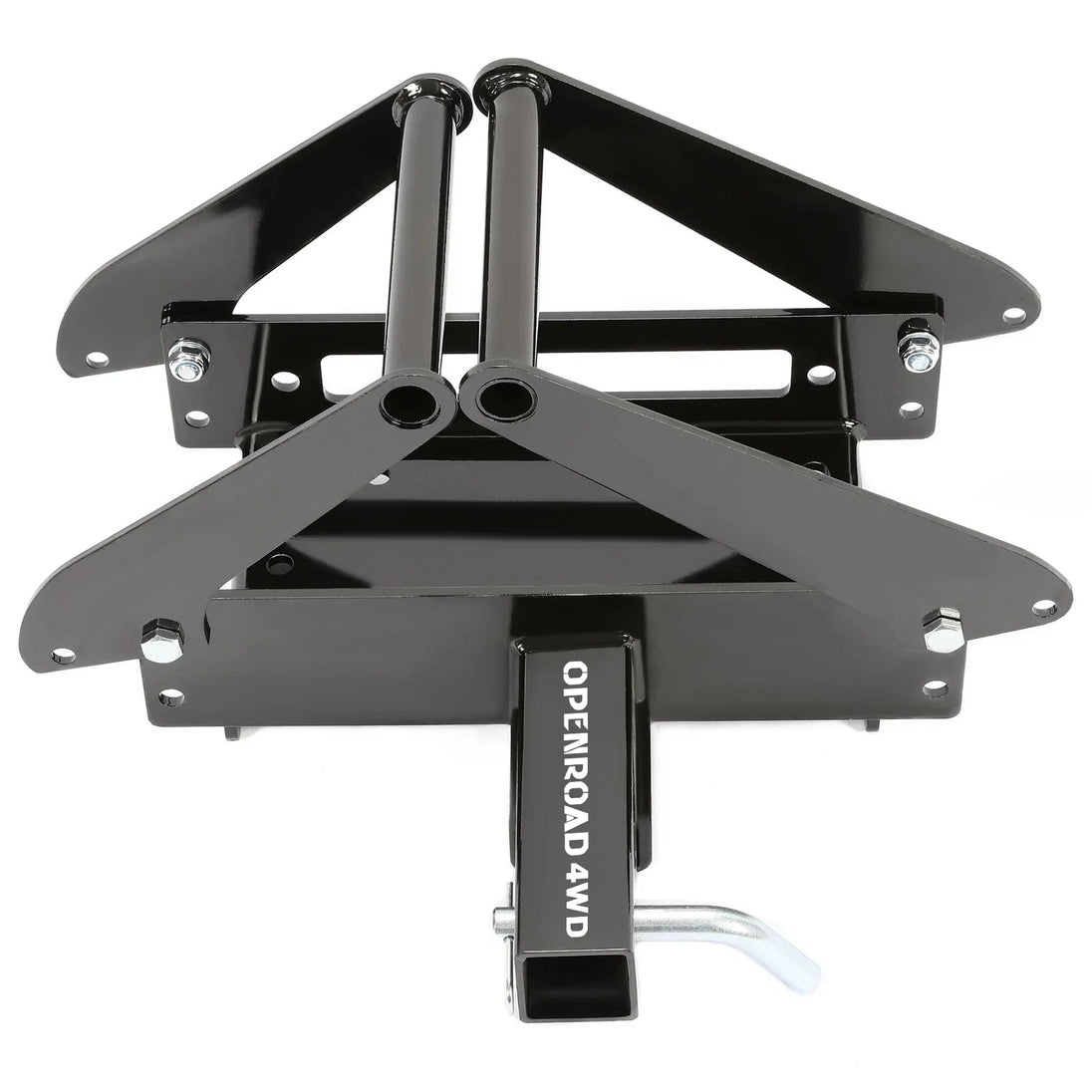 OPENROAD portable winch mounting plate with folding support arms