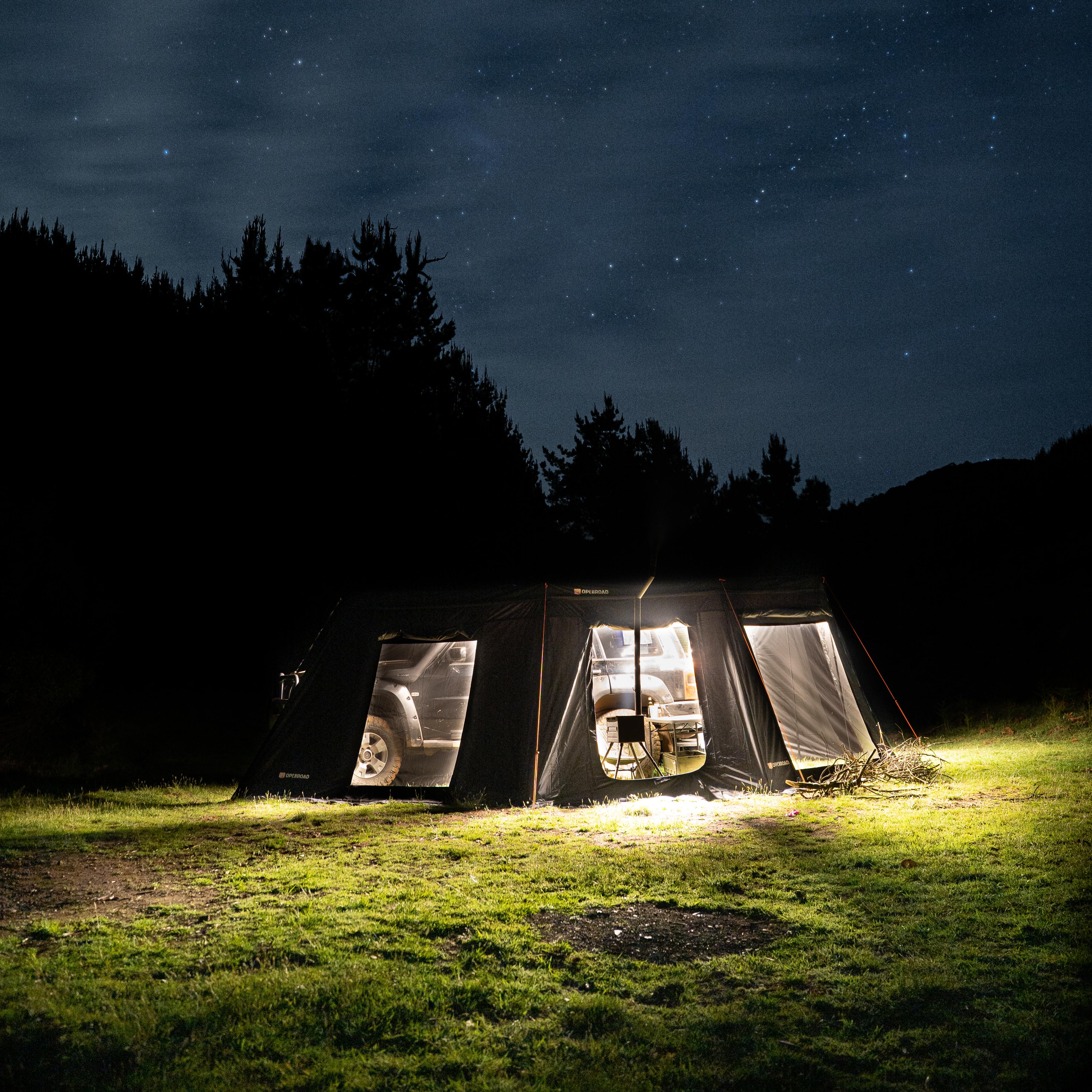 OPENROAD 270 Degree Awning Plus Sidewalls