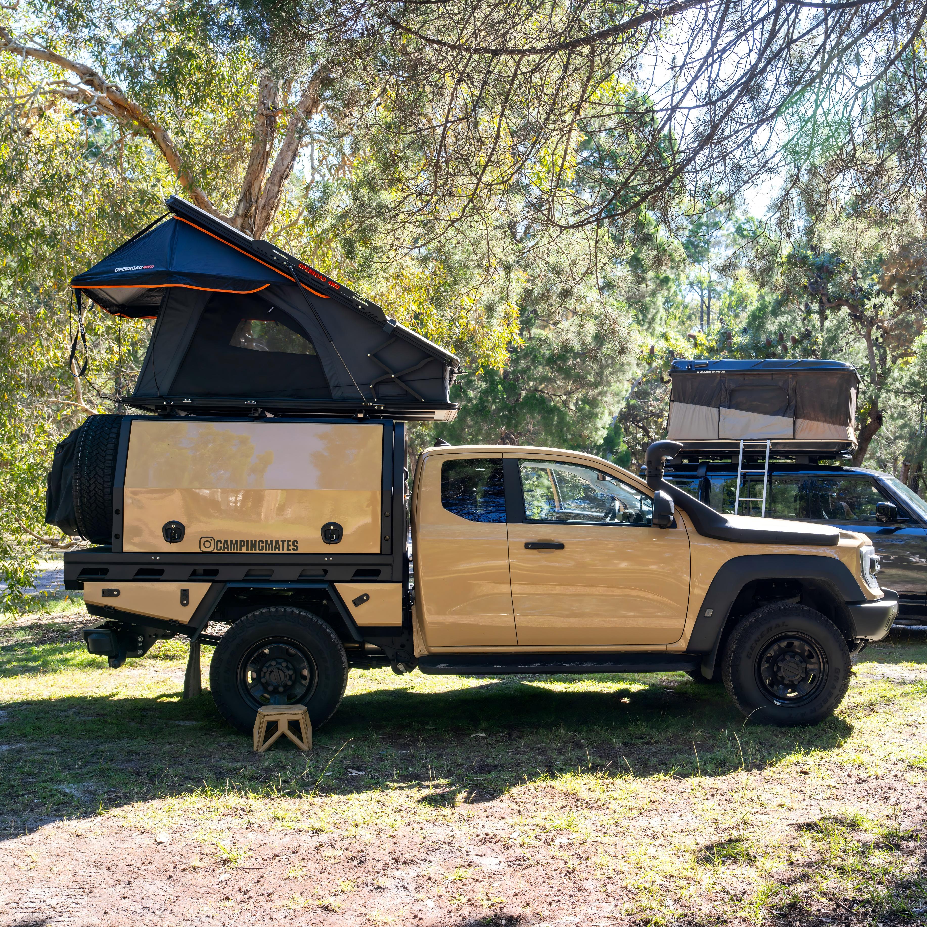 OPENROAD Aluminum Hard Shell Roof Top Tent-X Series