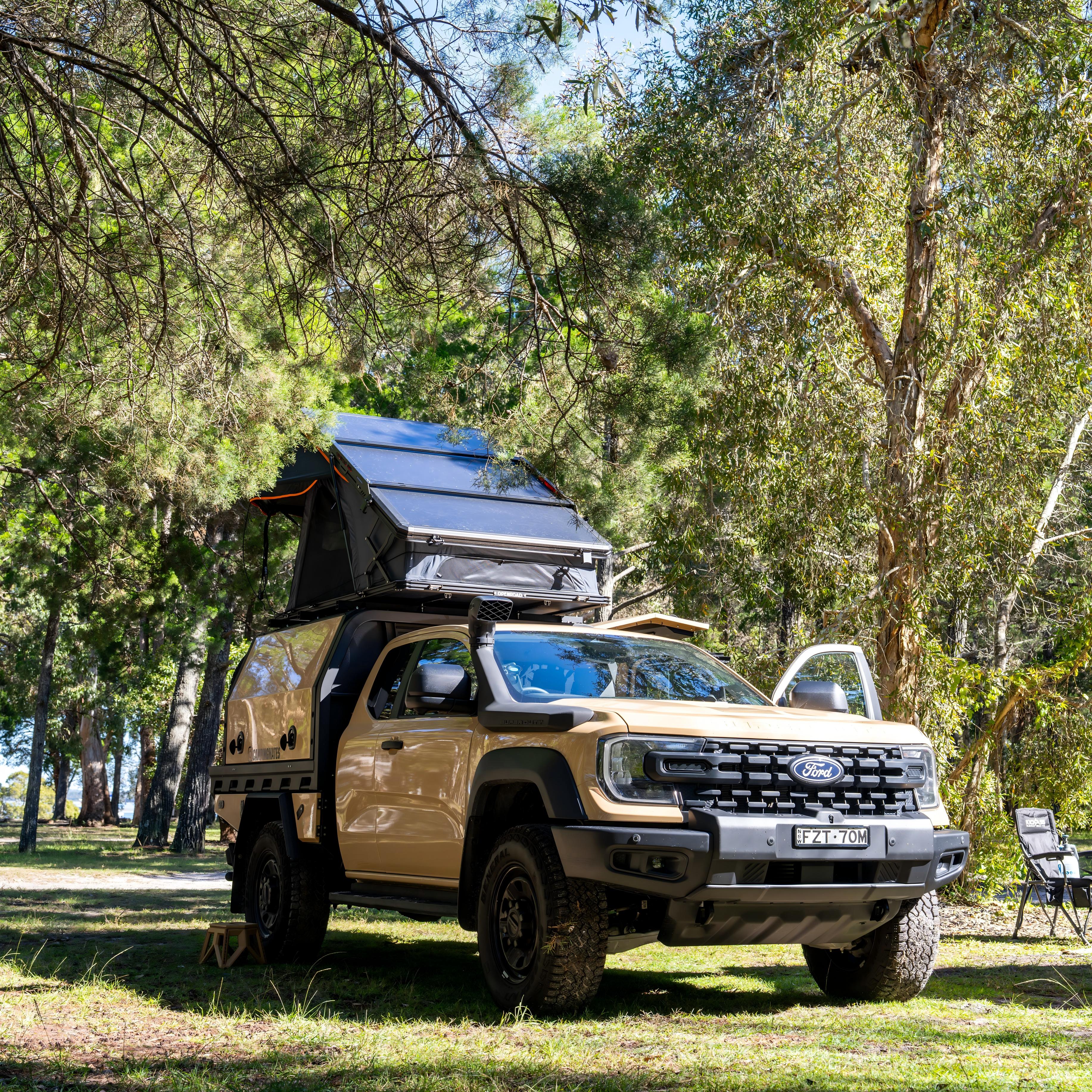 OPENROAD Aluminum Hard Shell Roof Top Tent-X Series
