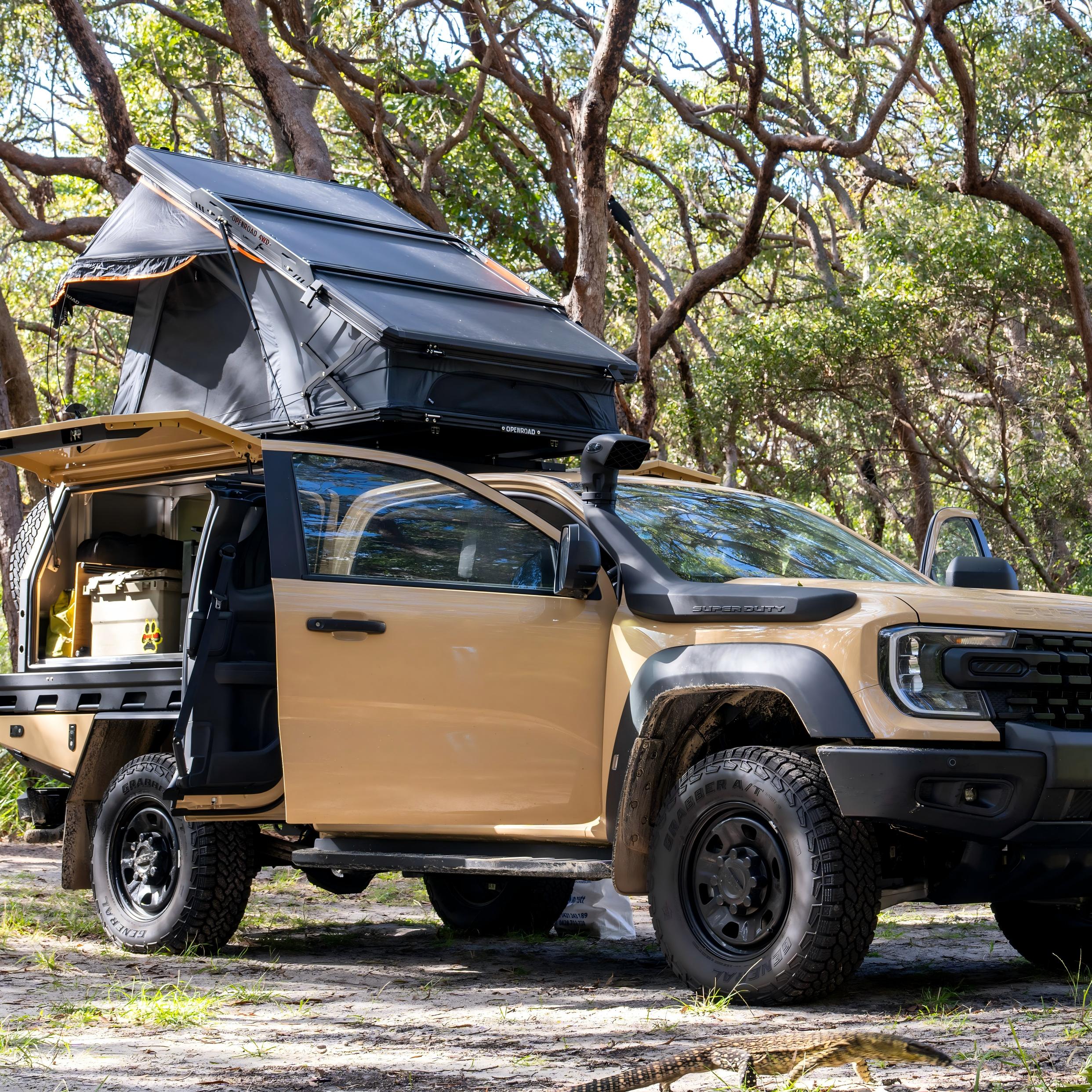 OPENROAD Aluminum Hard Shell Roof Top Tent-X Series