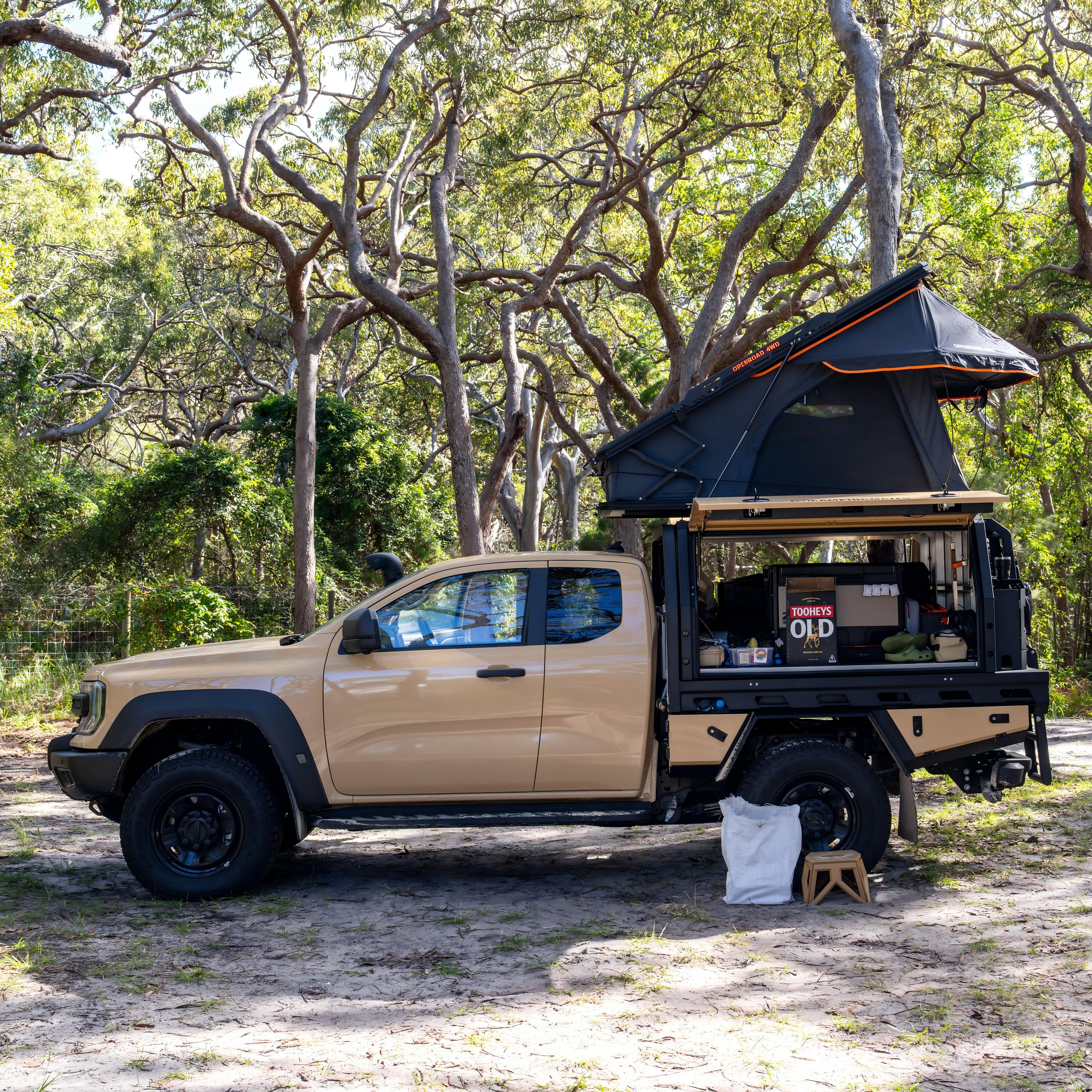 OPENROAD Aluminum Hard Shell Roof Top Tent-X Series