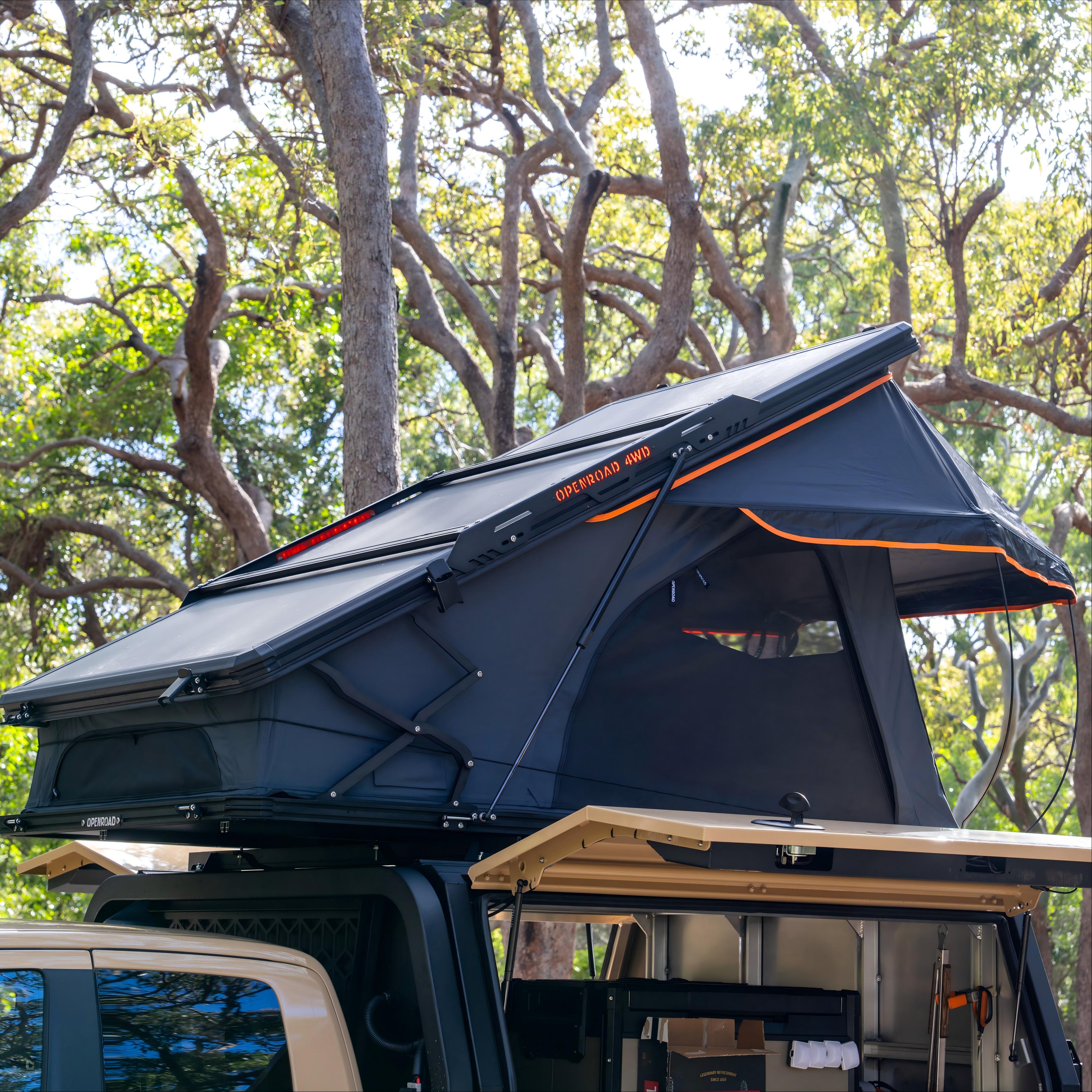 OPENROAD Aluminum Hard Shell Roof Top Tent-X Series