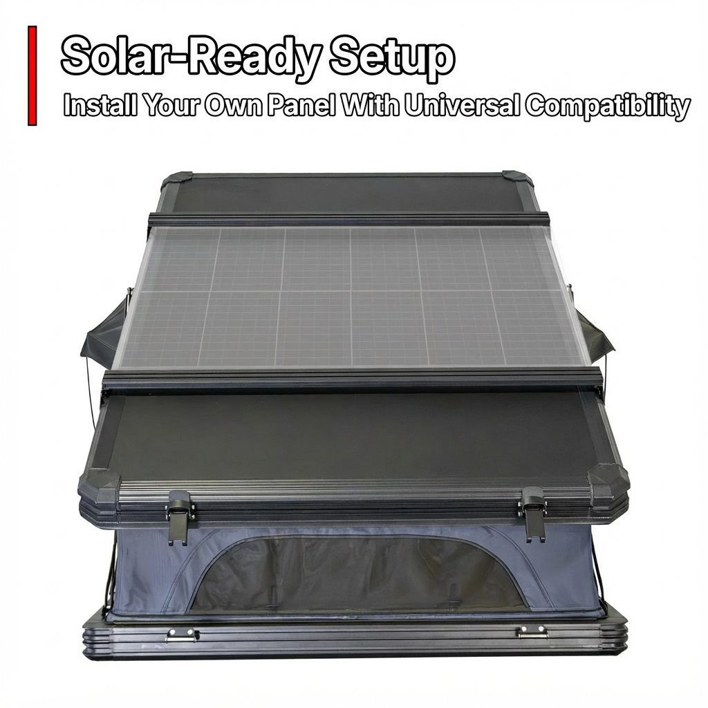 OPENROAD Aluminum Hard Shell Best Roof Top Tent-PeakRoof LT Series