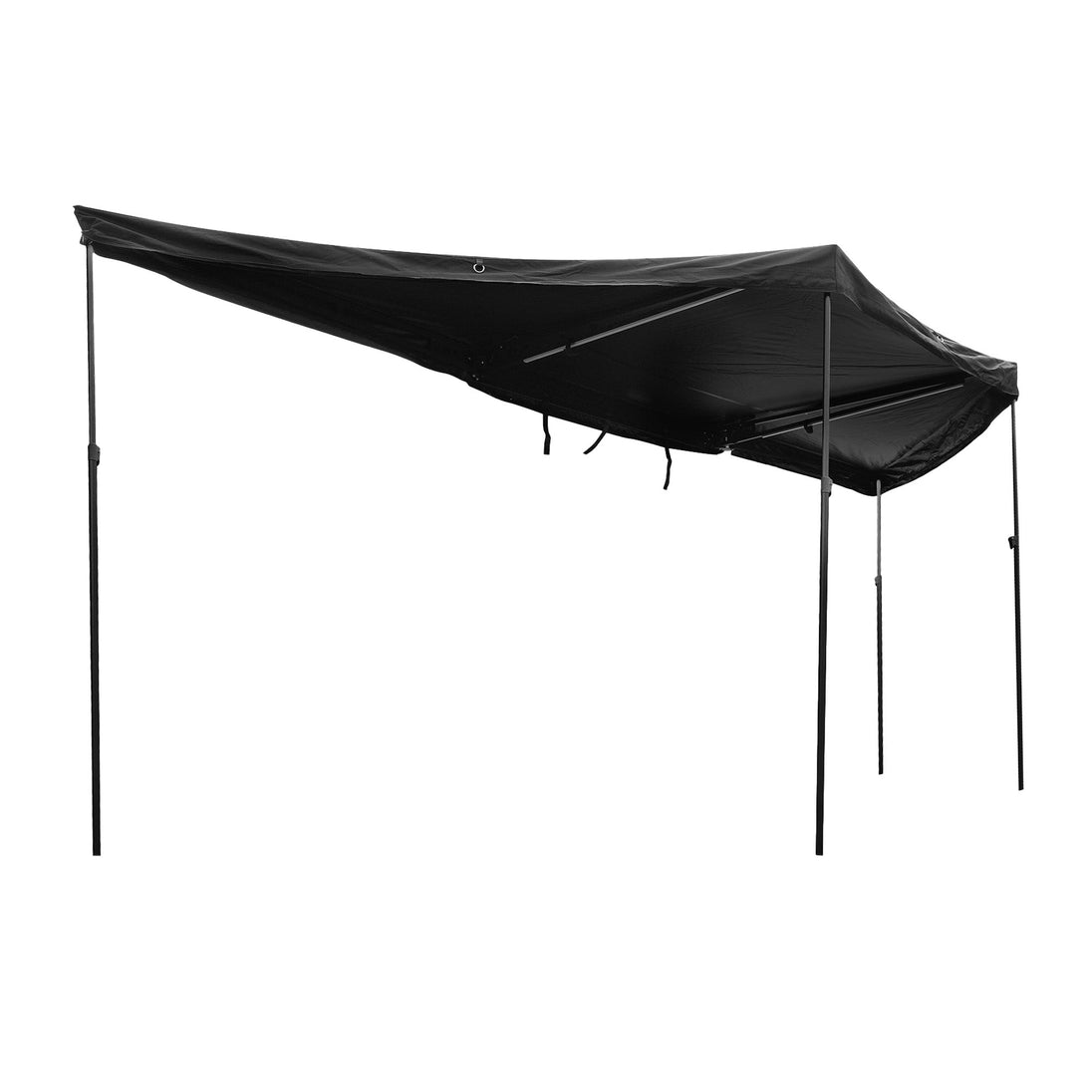 OPENROAD 180-degree awning made with durable materials, providing reliable shade and weather protection for vehicles and outdoor spaces.