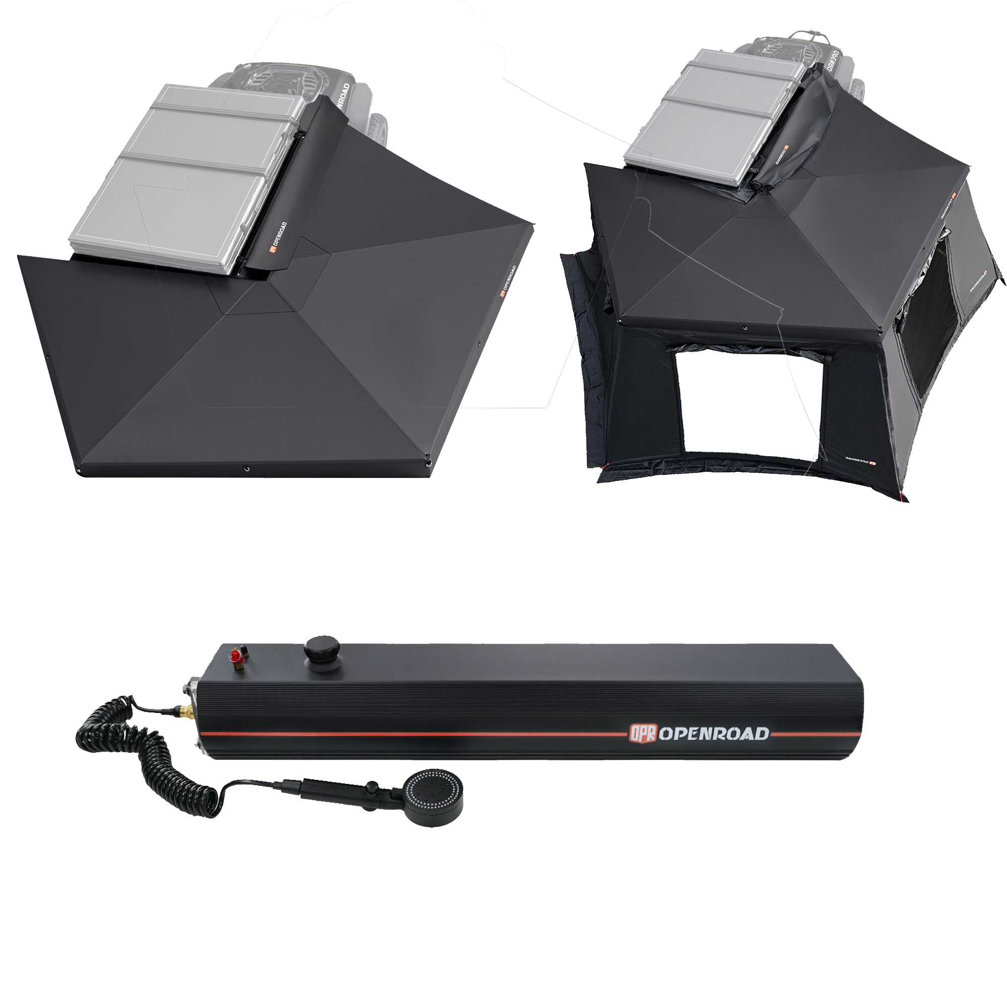 Openroad 270 car waning with sidewall and 4x4 water tank