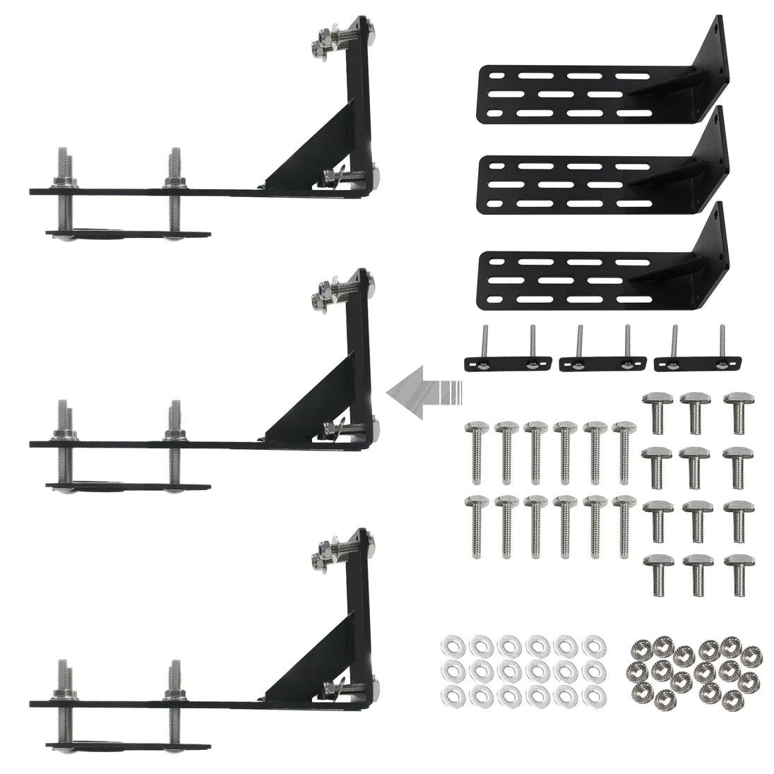 Awning Installation Kit for round roof rack
