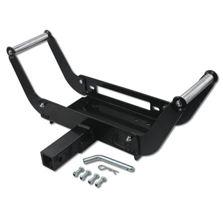 12,000lbs Winch with Protection Cover and Winch Mount Receiver Hitch and 10'' Adjustable Trailer Hitch Openroad4wd