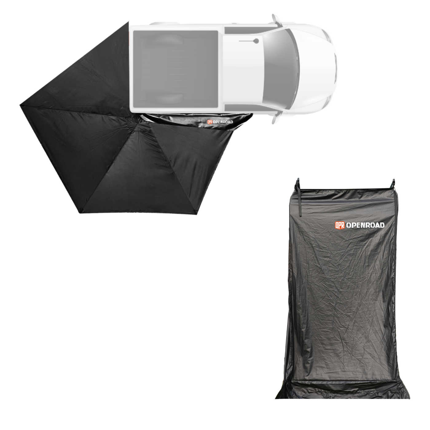 OPENROAD 270 Free Standing Awning and Shower Awning Openroad4wd
