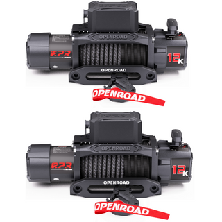 OPENROAD 12,000lbs Winch - Panther Series 3S * 2  Openroad4wd   