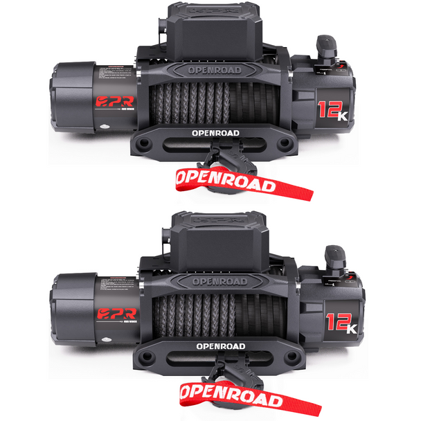 OPENROAD 12,000lbs Winch - Panther Series 3S * 2  Openroad4wd   