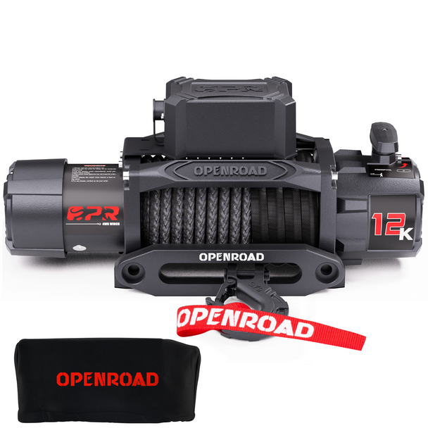 12,000lbs Winch -Panther Series 3S with Winch Protection Cover Openroad4wd