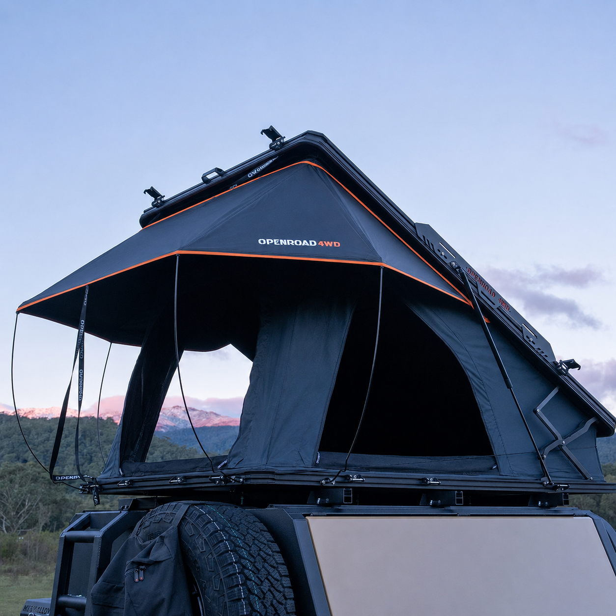OPENROAD Aluminum Hard Shell Roof Top Tent-X Series