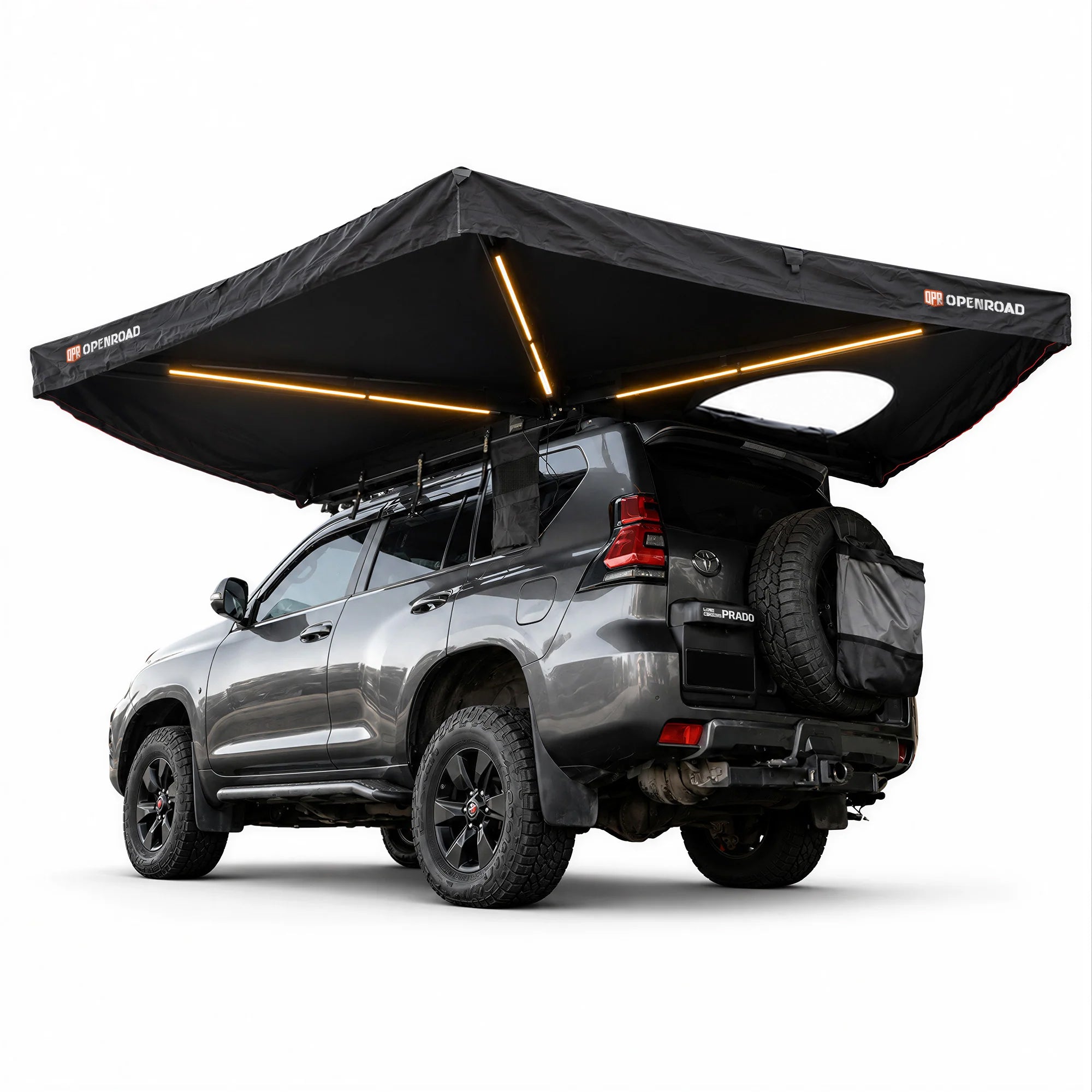 OPENROAD 270 Degree Awning With Zippered D-door