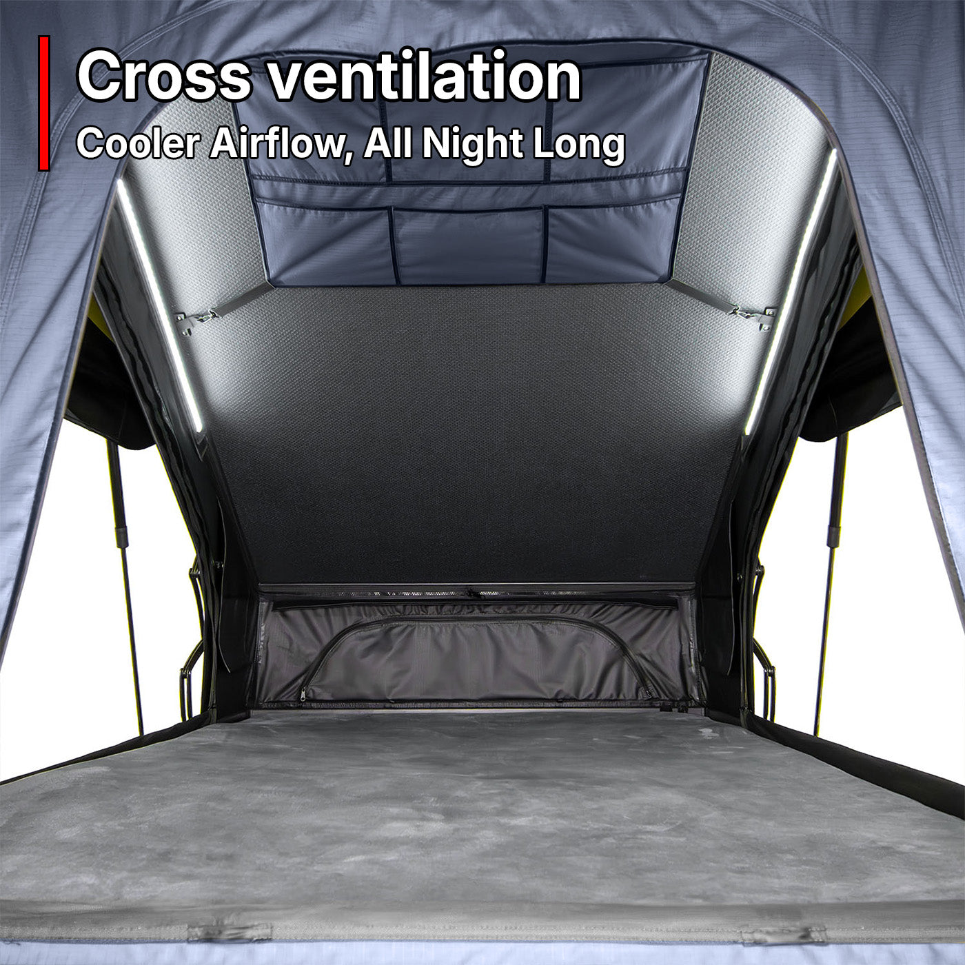 OPENROAD  Roof Top Tent With 270 Awning With Side Walls