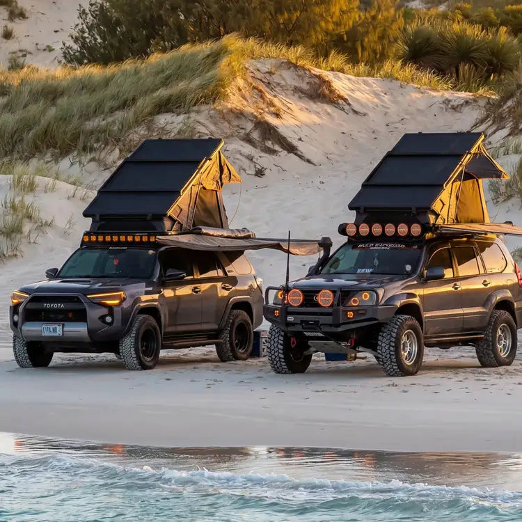 OPENROAD Aluminum Hard Shell Best Roof Top Tent-PeakRoof LT Series