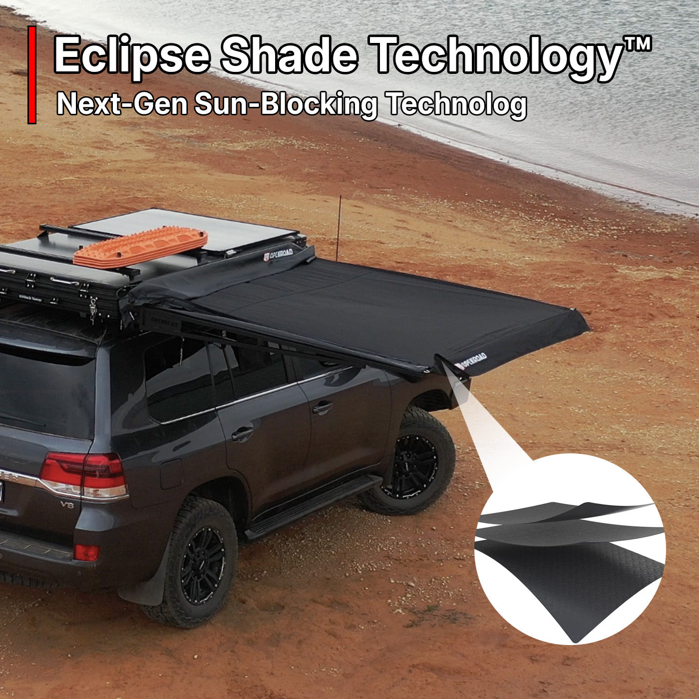 OPENROAD 90-Degree Quick-Open Awning