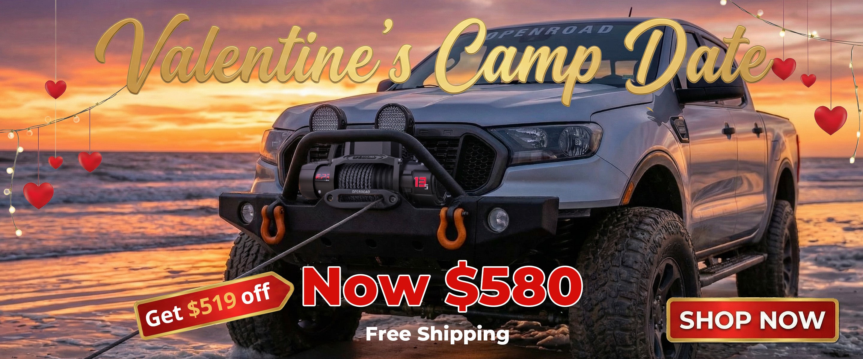 OPENROAD 13500 Winch