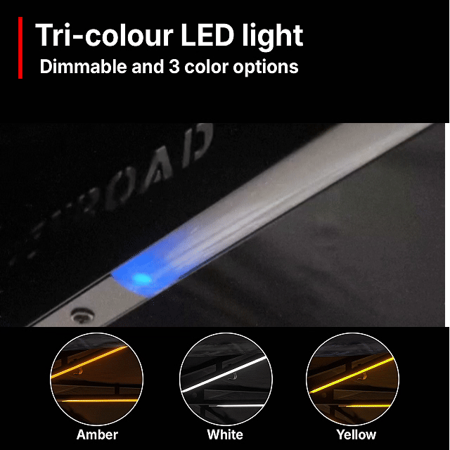 OPENROAD 270 Degree Awning With Zippered D-door