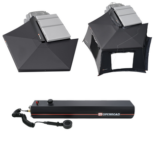 openroad 270 degree awning with side wall and 20 L water tank