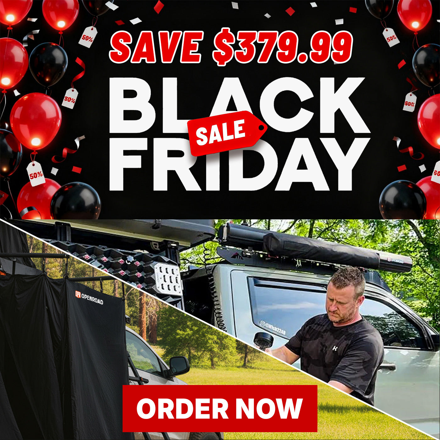 openroad black friday sale,water tank and shower awning