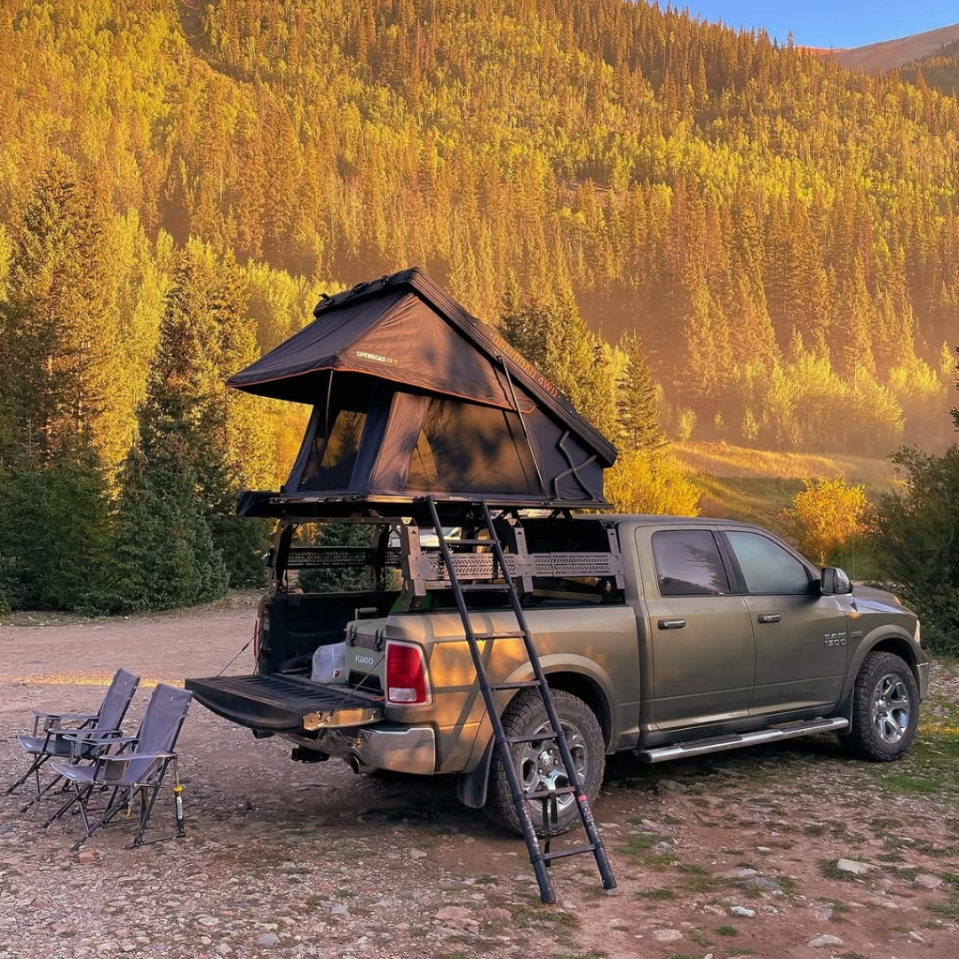 OPENROAD Aluminum Hard Shell Best Roof Top Tent-PeakRoof LT Series openroad4wd.com